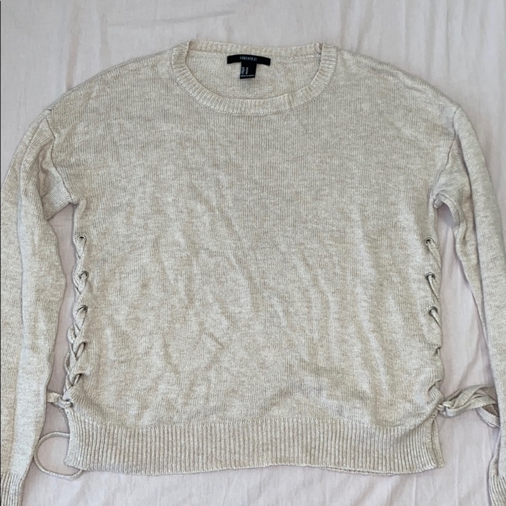 Forever21 Side Tie Sweater